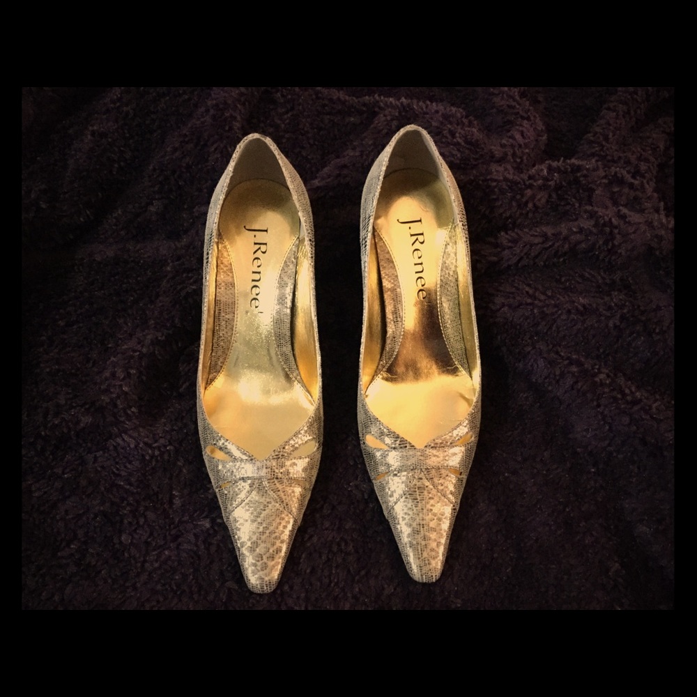 Metallic Snake Print